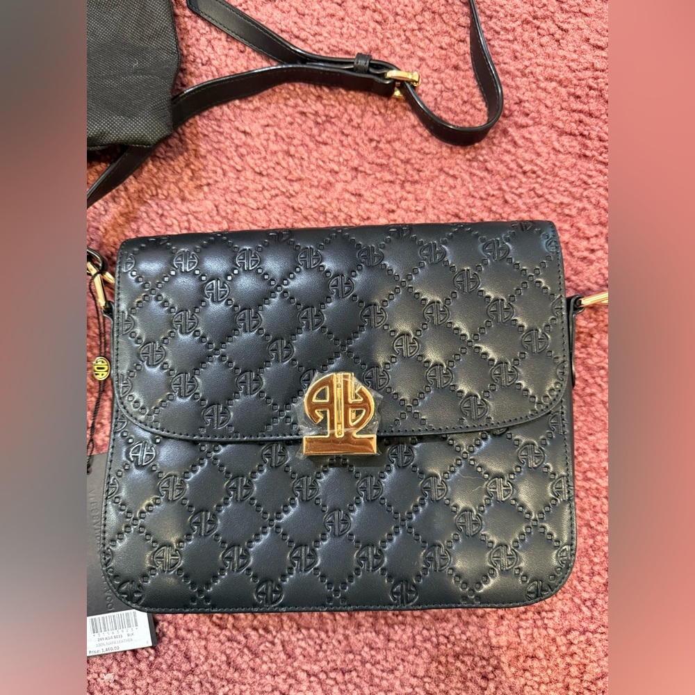 NWT Alessandro Dell'Acqua Black Quilted Women's Bag - Picture 5 of 14